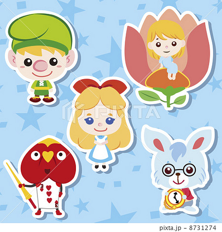 Cartoon story people icons 8731274