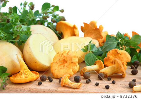 Mushrooms with potatos Mushrooms with potatos 8732376