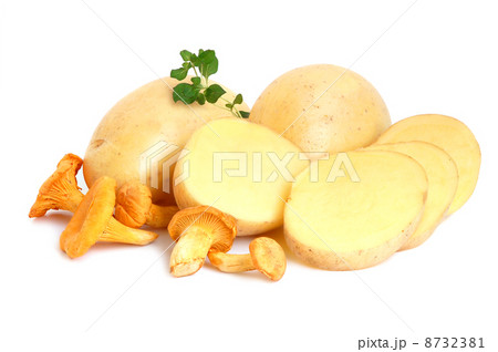 Mushrooms with potatos 8732381