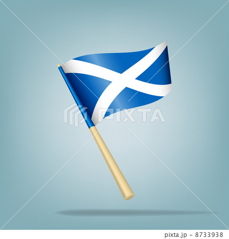 Scotland flag, vector illustration Scotland flag, vector illustration 8733938