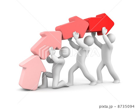 Teamwork to success Teamwork to success 8735094