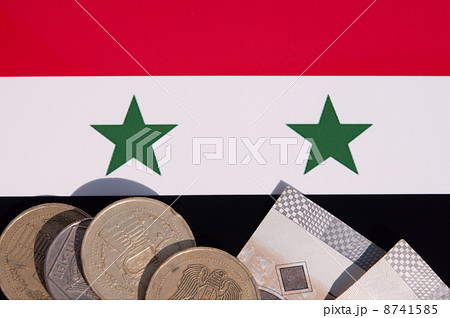 シリア通貨と国旗 シリア通貨と国旗 8741585
