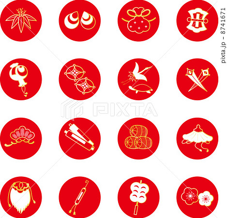 宝尽くし、縁起物5 8741671