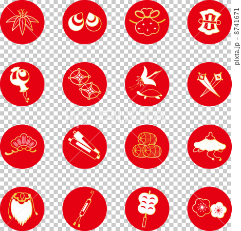 宝尽くし、縁起物5 8741671