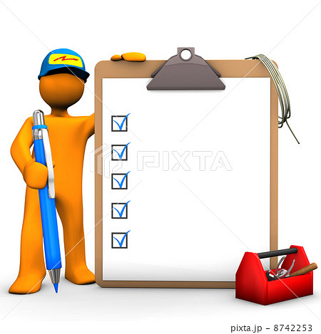 Clipboard Electrical Worker 8742253