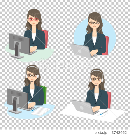 Glasses business woman career woman 8742462