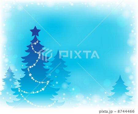 Christmas tree silhouette theme 2 8744466