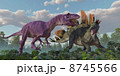 アロサウルスとステゴサウルス 8745566