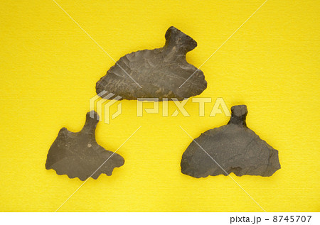 東北地方の頁岩製横型石匙の写真素材 [8745707] - PIXTA