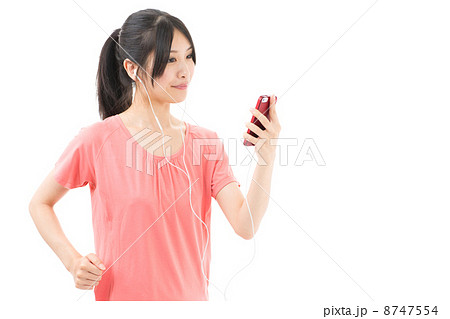 スポーツウーマン　白バックイメージ 8747554