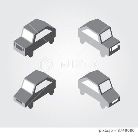 Simple web icon in vector: isometric transport 8749080