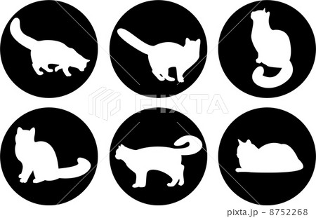 Logo cats, cat buttons, cat icons 8752268