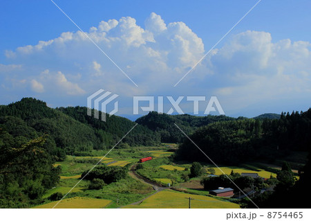 ローカル線、奥豊後の秋 8754465