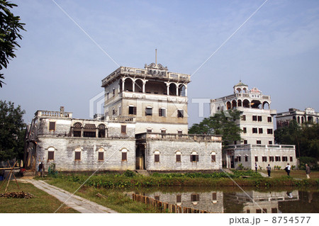 中国・開平 楼閣 8754577