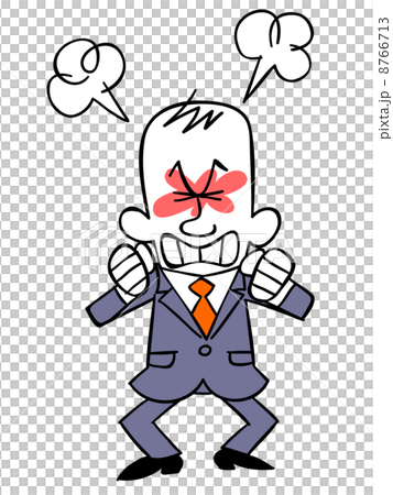 憤怒的發自內心的商人 8766713