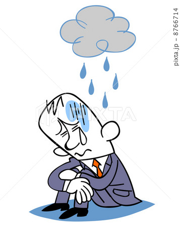 鬱状態のビジネスマン 鬱状態のビジネスマン 8766714