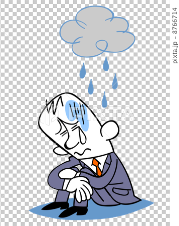 鬱状態のビジネスマン 鬱状態のビジネスマン 8766714