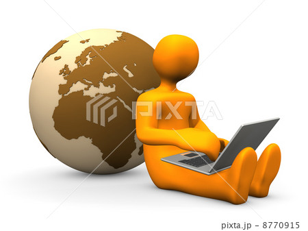 Manikin Laptop Globe 8770915