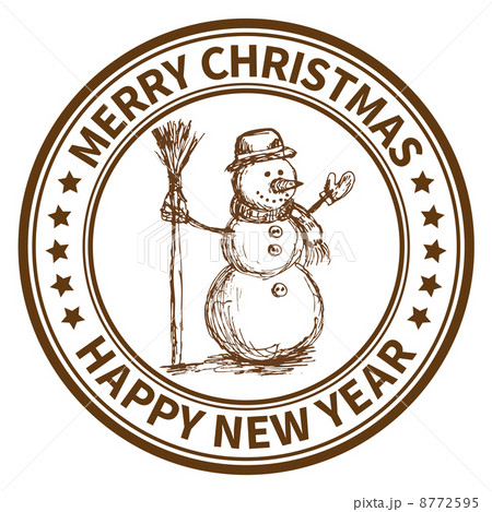Christmas stamp 8772595