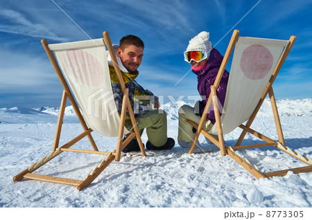 Apres ski at mountains 8773305