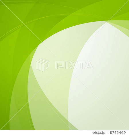 Bright green waves vector design 8773469