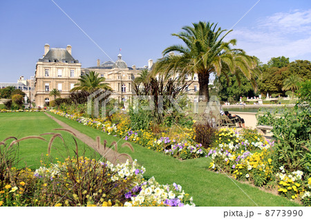 Luxembourg Palace and garden in Paris 8773990