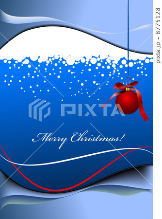Greeting card for Merry Christmas or Happy New Year. Vector illu 8775128