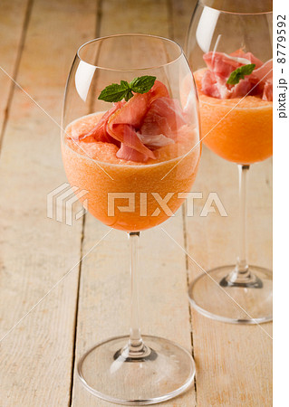 Ham and Melon Cocktail 8779592