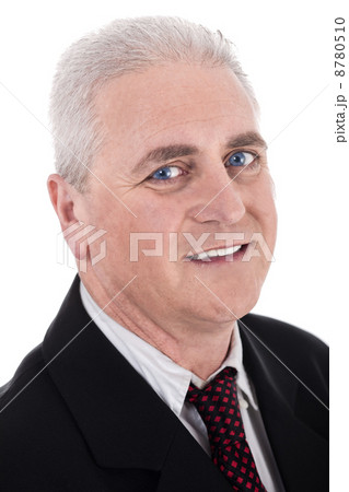 Close up portrait of senior business man 8780510