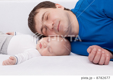 Portrait of father with his baby boy 10 Portrait of father with his baby boy 10 8782677