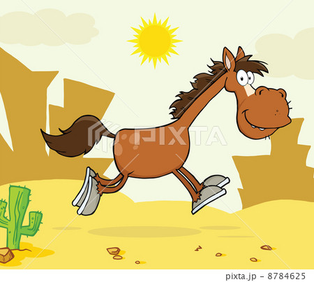 western galloping horse clip art