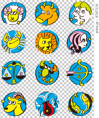 12星座のアイコン 8787118