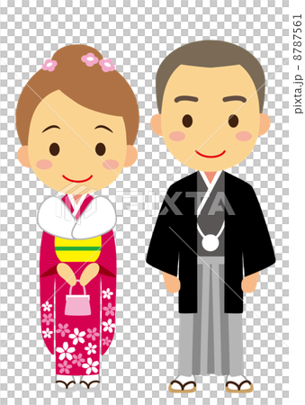 晴れ着姿　若人 8787561