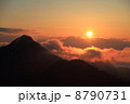 夕日と雲海 8790731