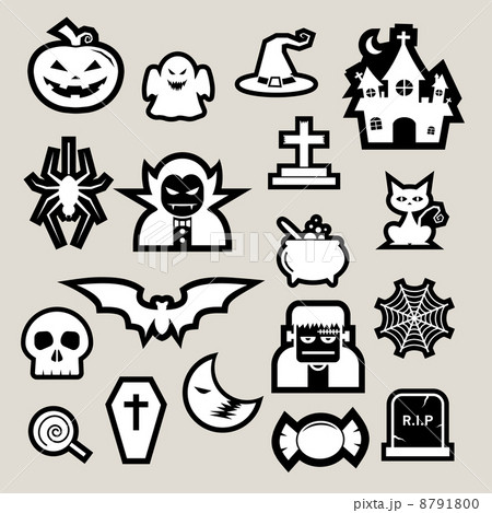 Halloween icon set. 8791800