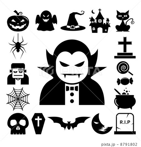 Halloween icon set. Halloween icon set. 8791802