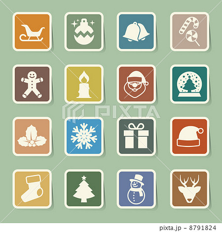 Christmas icon set 8791824