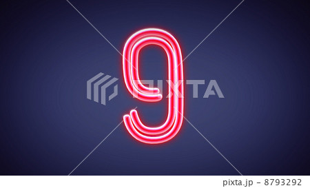 nero countdown number blue 9 8793292