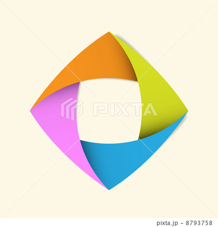 Abstract origami banner background. 8793758