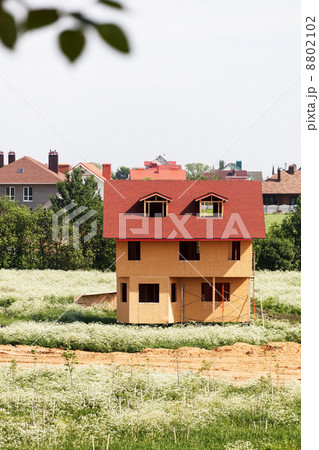 Unfinished wooden house Unfinished wooden house 8802102