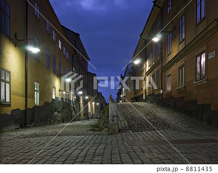Colorful back alley 8811435