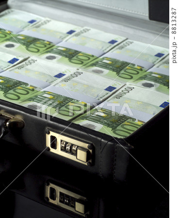 Briefcase with money 8813287