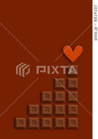 チョコレートとハート 8814107