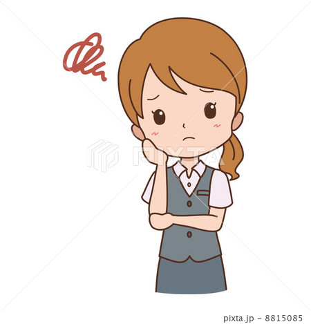 女性/考える 8815085