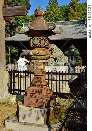 宇都宮散歩・蒲生神社　鉄燈籠 8815522