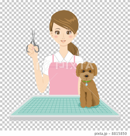 ペットトリマーとトイプードル ペットトリマーとトイプードル 8815850