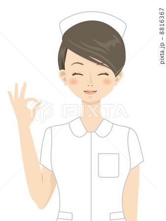 OKする看護婦さん 8816367