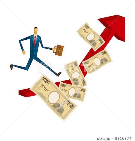 お金とビジネスマン 8816374