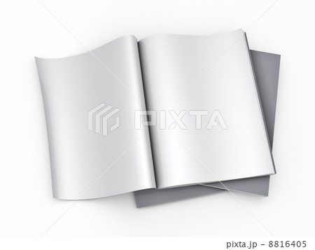 Magazine blank page template 8816405