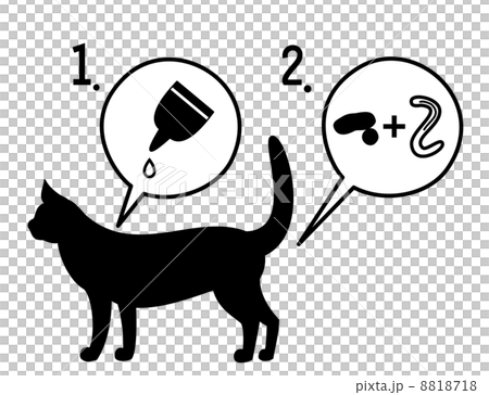 猫の寄生虫退治 8818718